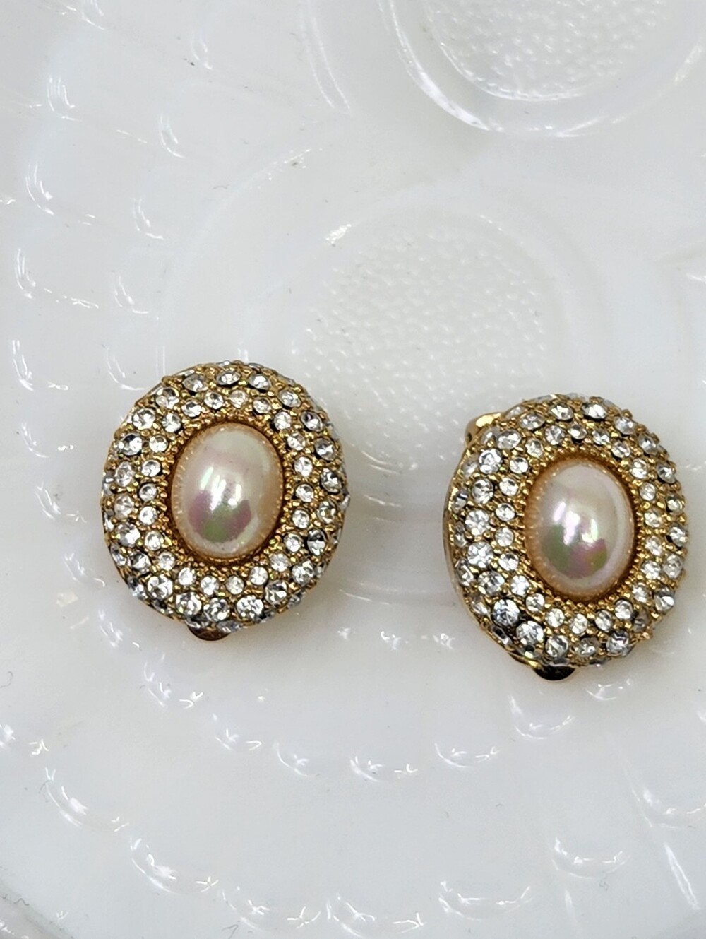Christian Dior Vintage Clip-on Earrings - Picture 7 of 7